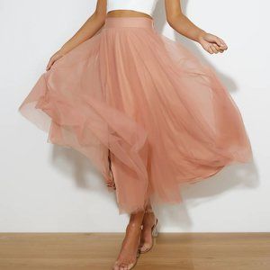 KEEPING IT SMART MIDI SKIRT LIPSTICK - Hello Molly, XS